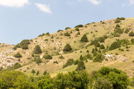 mountain and skyの写真素材