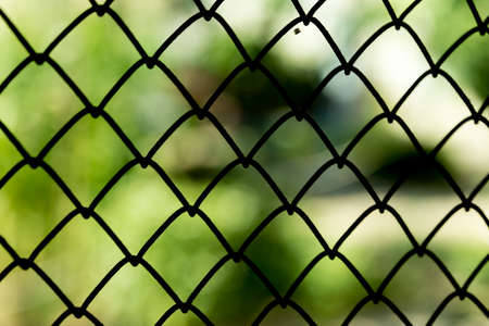 Mesh fenceの写真素材