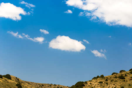 mountain and skyの写真素材