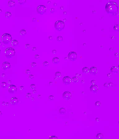 purple bubbles in water close-up abstract backgroundの写真素材