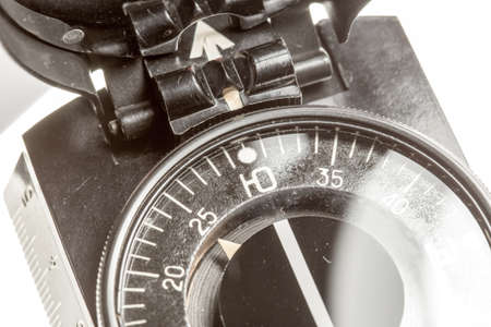 compass on a white backgroundの写真素材