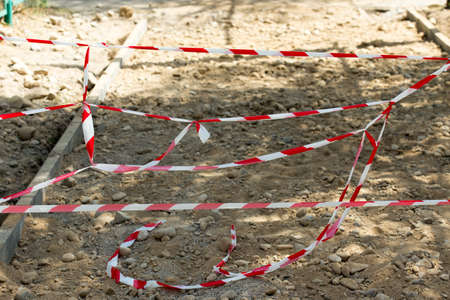 the curb, sidewalk, gravel, repair roads, repair of the surrounding grounds