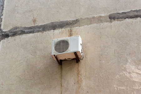 air conditioning outside the houseの写真素材