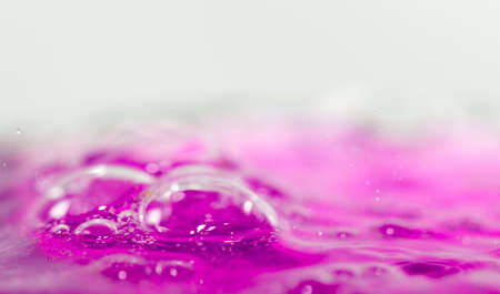 pink cocktail in a glass close up