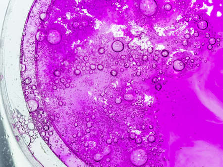 pink cocktail in a glass close up