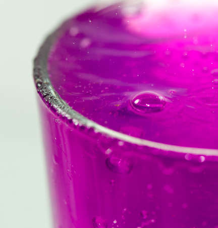 pink cocktail in a glass close upの写真素材