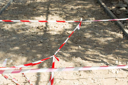 the curb, sidewalk, gravel, repair roads, repair of the surrounding grounds