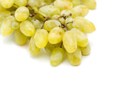 grapes isolated on whiteの写真素材