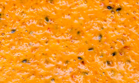 Texture: sea buckthorn jam, food theme backgroundの写真素材