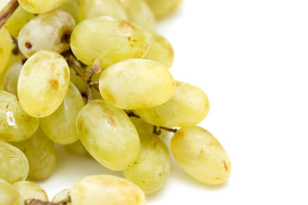 grapes isolated on whiteの写真素材
