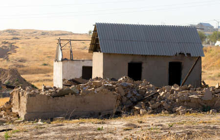 abandoned houseの写真素材
