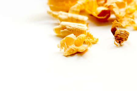 Wood shavingsの写真素材