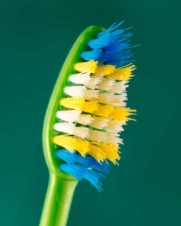 tooth-brush macroの写真素材