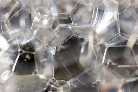 closeup Soap foam and bubbles background soapの写真素材