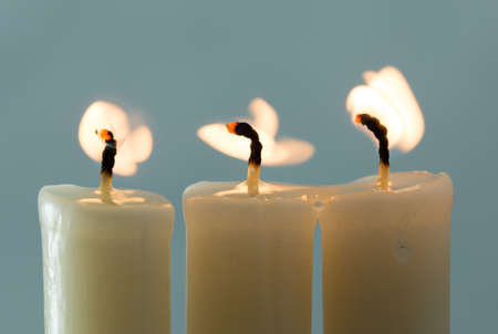 candle macroの写真素材