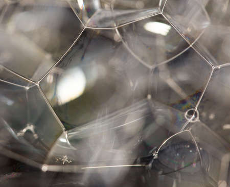 closeup Soap foam and bubbles background soap