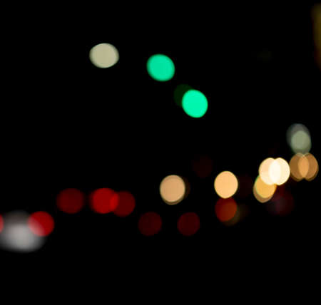 Night lights in the sideの写真素材
