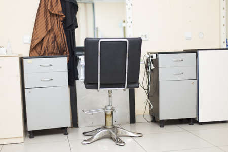 Armchair hair salon in the salonの写真素材