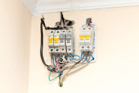 automatic electric wiringの写真素材