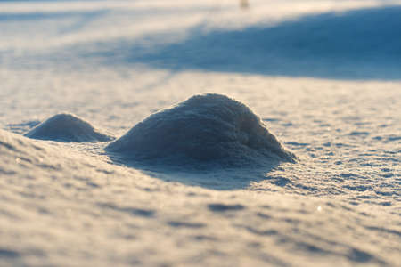 background morning snowの写真素材