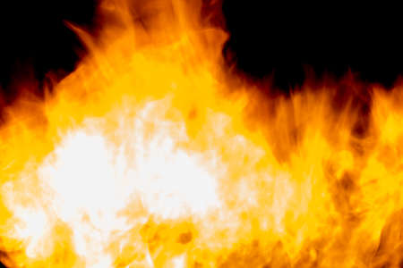 beautiful flame of fireの写真素材