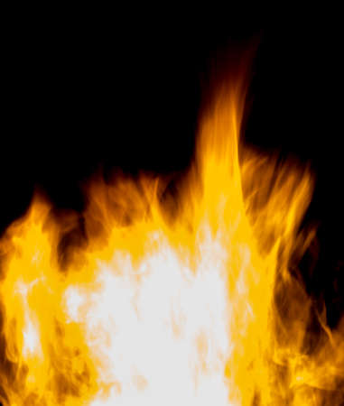 beautiful flame of fireの写真素材
