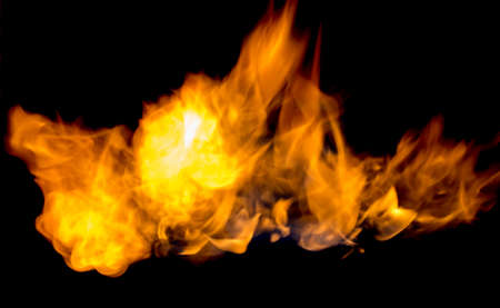beautiful flame of fireの写真素材