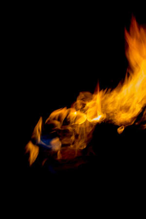 beautiful flame of fireの写真素材