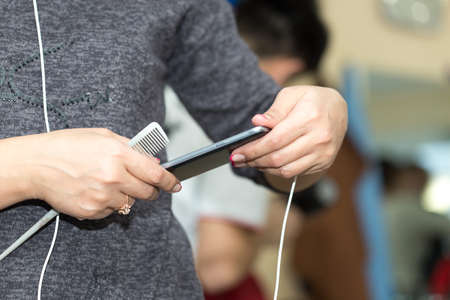 phone in handの写真素材