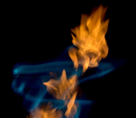 beautiful flame of fireの写真素材