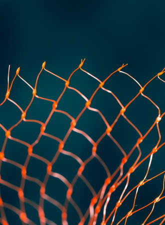 macro red mesh bagの写真素材