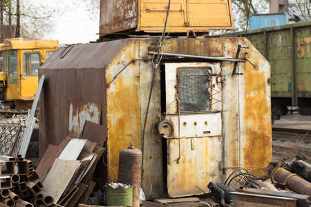 scrap-metal background
