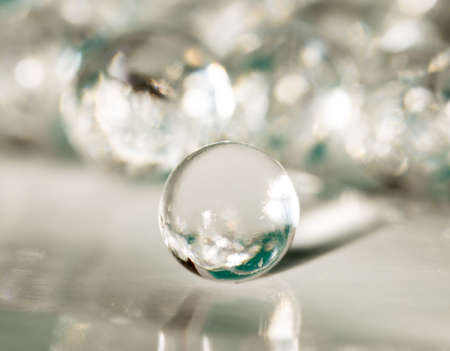 Balls of the hydrogelの写真素材