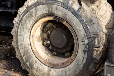 wheel car backgroundの写真素材