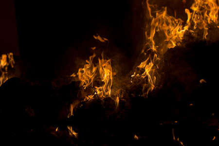 burning trash
