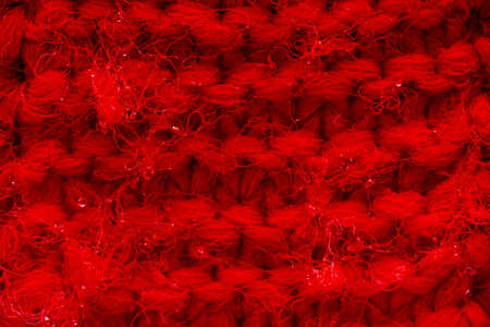 Background of red washcloth for bathの写真素材