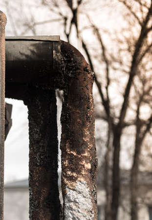 pipe in the streetの写真素材