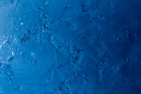 Wave in water macroの写真素材