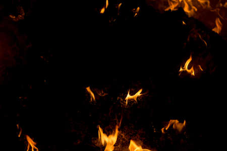 burning trash