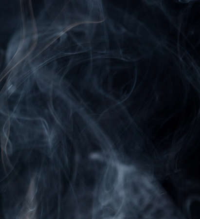 smoke on a black backgroundの写真素材