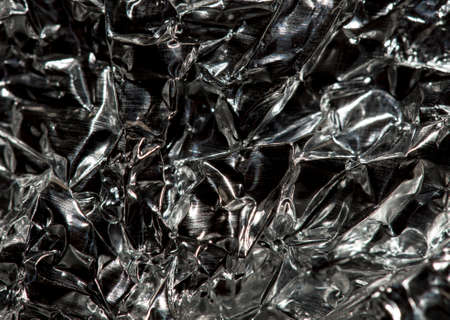 silver foil as a backgroundの写真素材