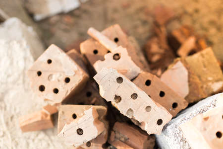 broken bricksの写真素材