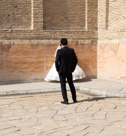 Wedding photosessionの写真素材