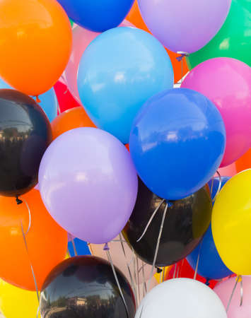 multicolored balloonsの写真素材