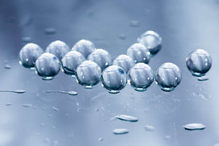 Balls of the hydrogelの写真素材