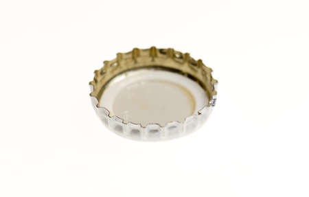 Stopper from a bottle beer isolated on a white background.の写真素材