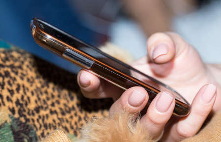 phone in handの写真素材