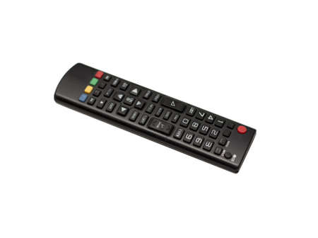 remote TV remote isolated on white background
