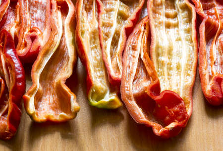 Background of Bulgarian pepperの写真素材
