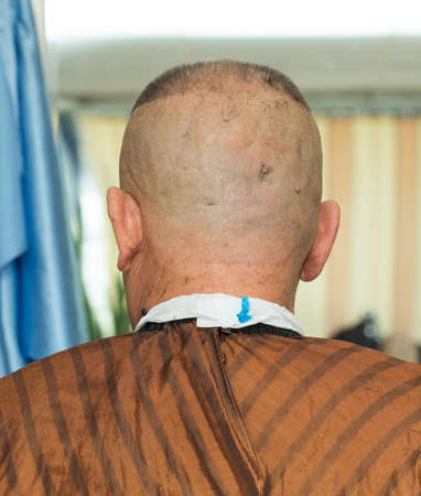 male barbershop haircut